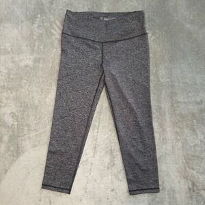 Victorias‎ Secret Capri Leggings Women Sz S Gray Knockout Athleisure Gym Workout